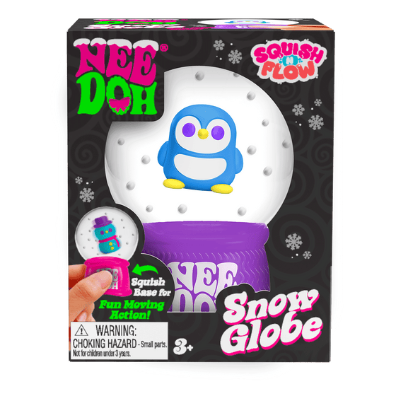 NeeDoh Squish N Flow Snow Globe O18A